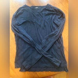 Dark blue long sleeve shirt -Vroom